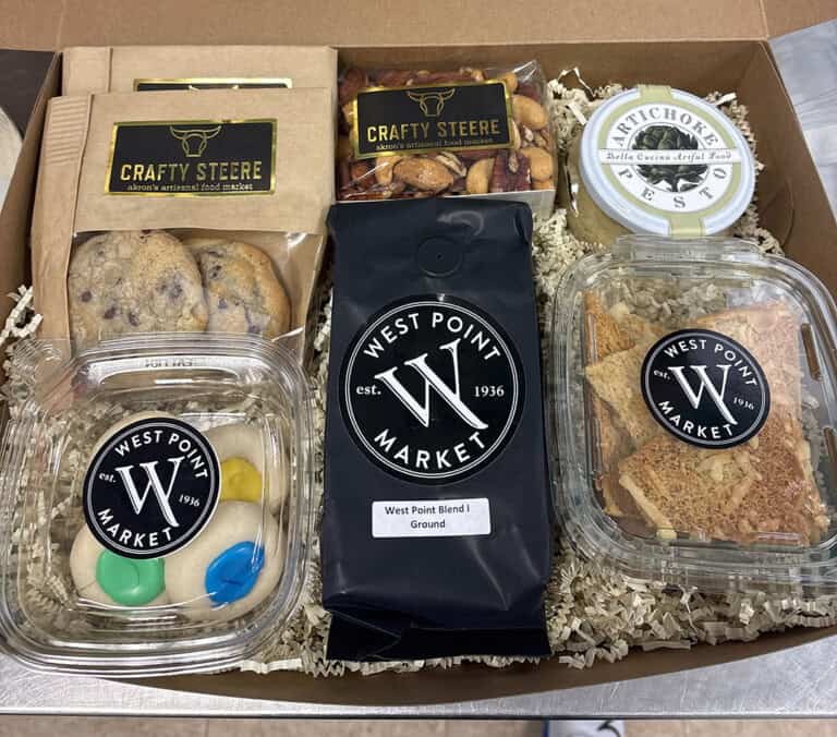A box of food in a box.